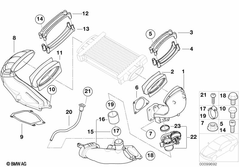 Genuine BMW 11651504943 R53 Tubing For Manifold Air Pressure Sensor (Inc. Cooper S & Coop.S JCW GP) | ML Performance UK Car Parts