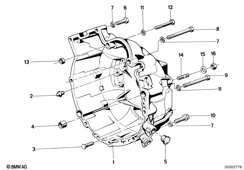 Genuine BMW 07119922139 E12 E23 E28 Hex Nut M12 (Inc. E36 318iS Class 2) | ML Performance UK Car Parts