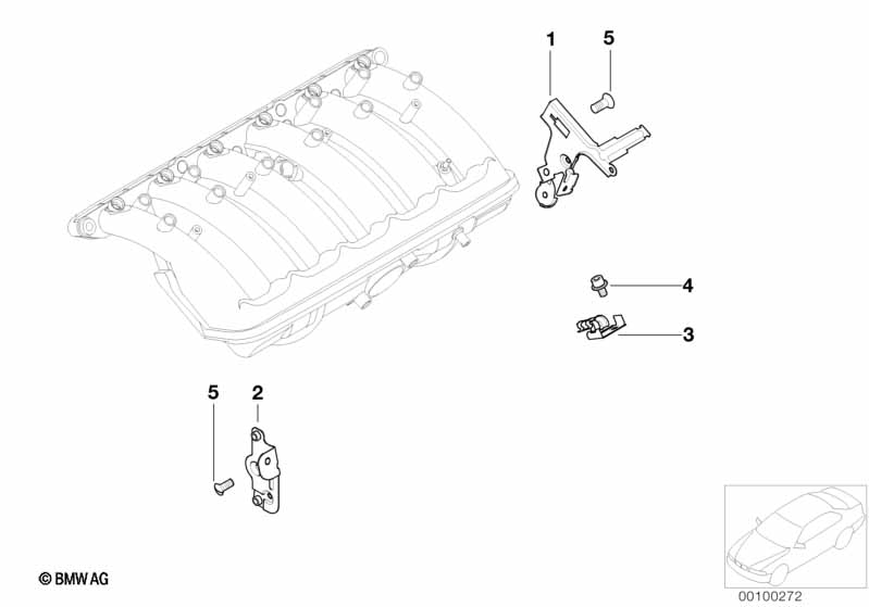 Genuine BMW 11617518035 E46 Bracket Activated Carbon Container (Inc. 325Ci & 325i) | ML Performance UK Car Parts