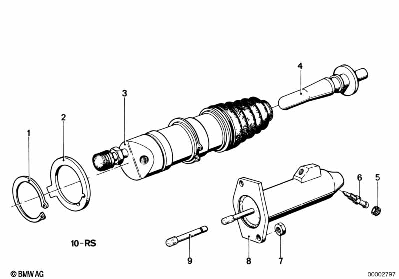 Clutch slave cylinder