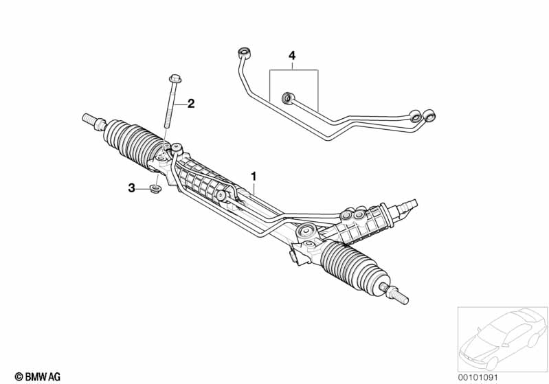 Genuine BMW 32136751028 E52 Set Pipe (Inc. Alpina V8 & Z8) | ML Performance EU Car Parts