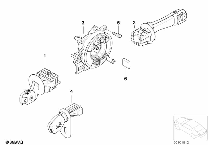 Steering column switch