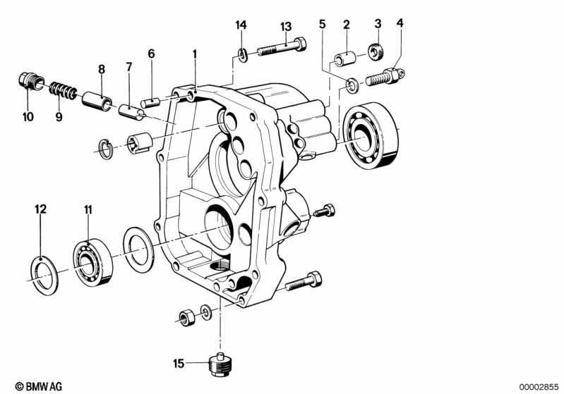 Getrag 242 cover+attach.parts