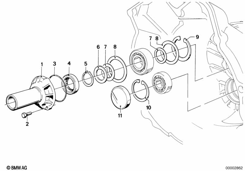 Getrag 242 housing+attaching parts