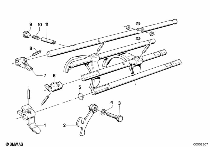 Getrag 242 inner gear shifting parts