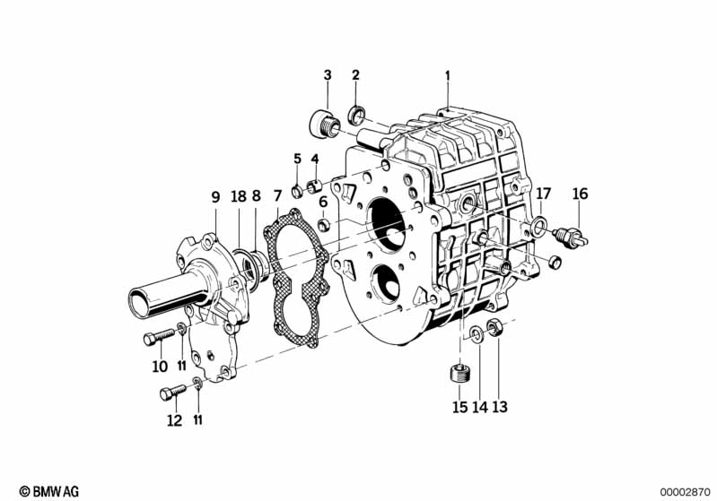 Getrag 262 housing+attaching parts