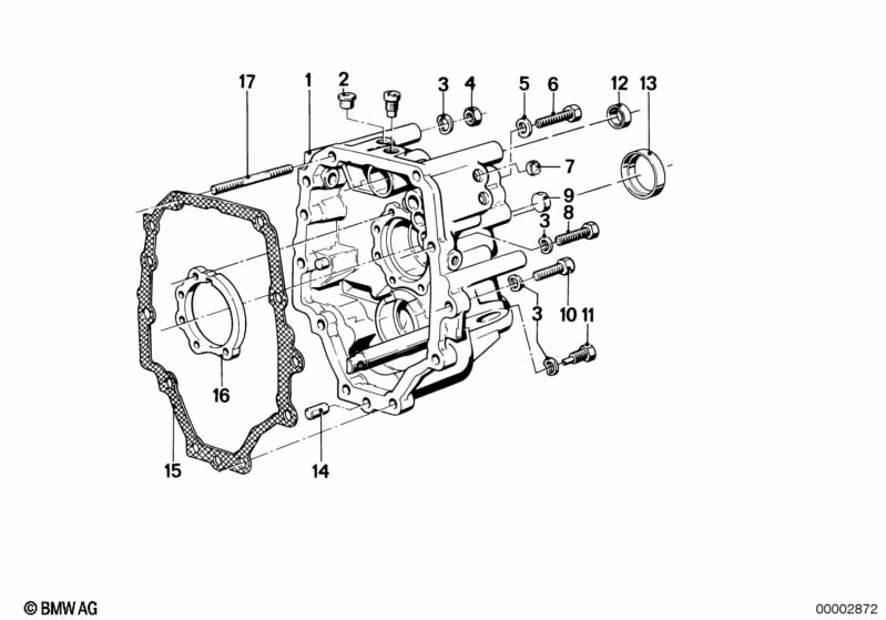 Getrag 262 cover+attach.parts