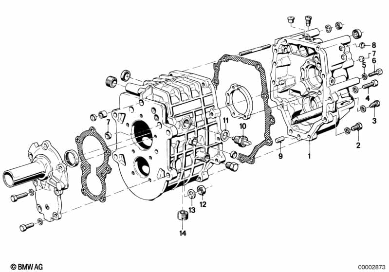 Getrag 262 housing+attaching parts