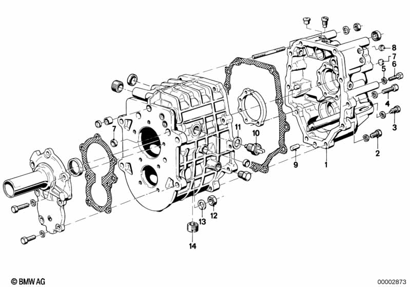 Getrag 262 housing+attaching parts