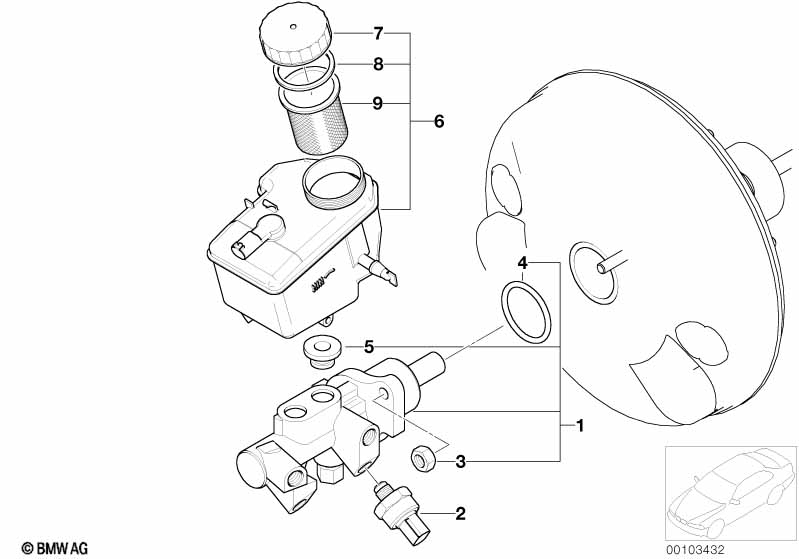 Brake master cylinder