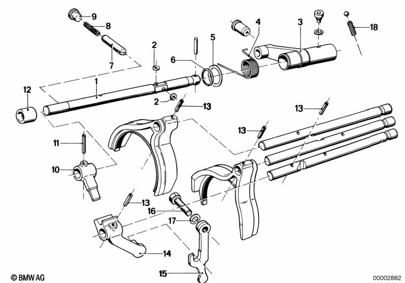 Getrag 262 inner gear shifting parts