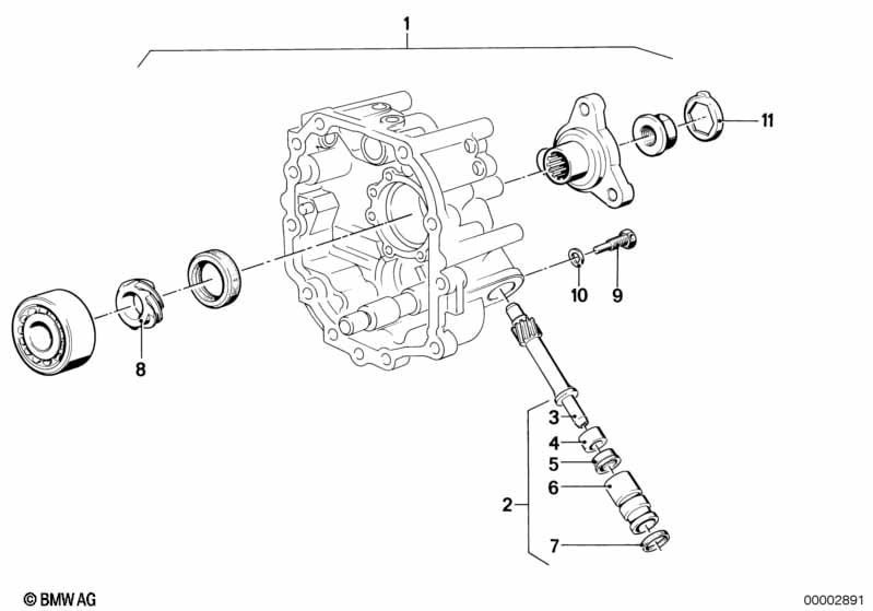 Getrag 262 speedometer drive