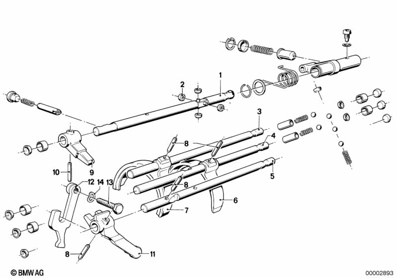 Getrag 262 inner gear shifting parts