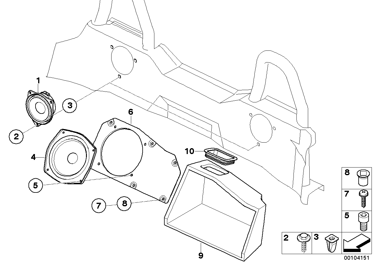 Genuine BMW 65139143268 E85 E86 Subwoofer Top-Hifi System (Inc. Z4) | ML Performance UK Car Parts