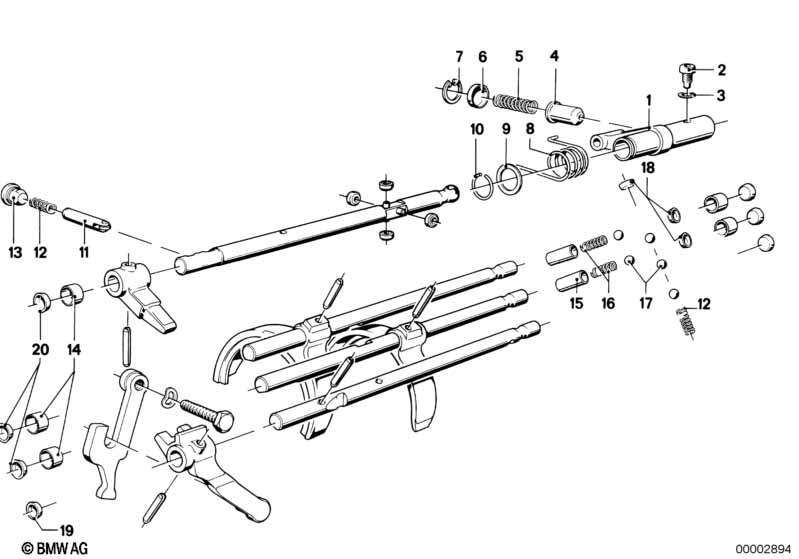 Getrag 262 inner gear shifting parts