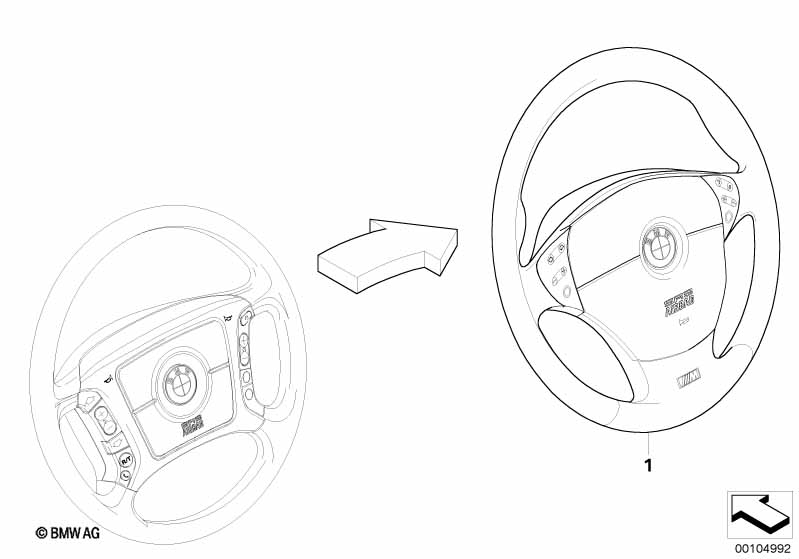 Modificat.4-spoke MFL strng whl=>M Sport