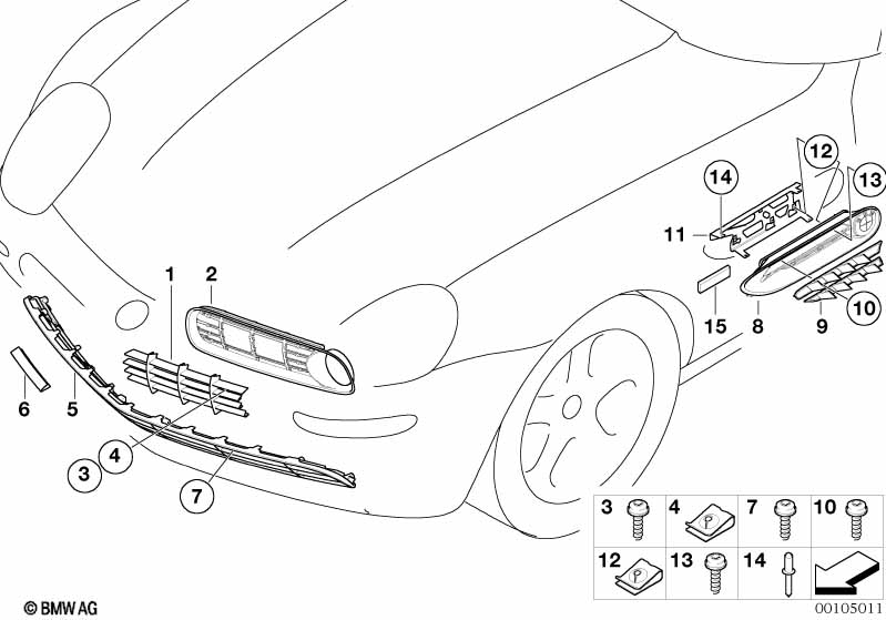 Genuine BMW 51138263221 E52 Left Finisher Bracket (Inc. Alpina V8 & Z8) | ML Performance EU Car Parts
