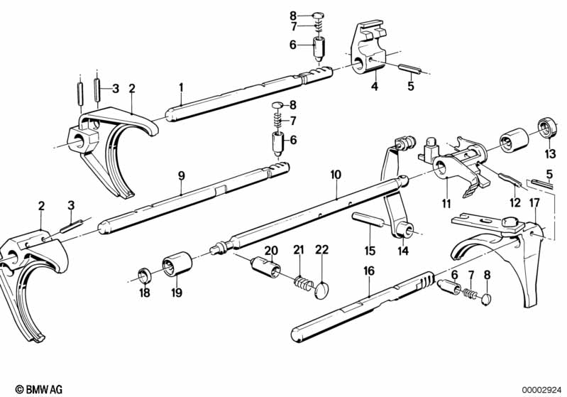 ZF s5-16 inner gear shifting parts