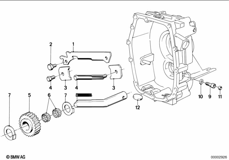ZF s5-16 parti di comando interno