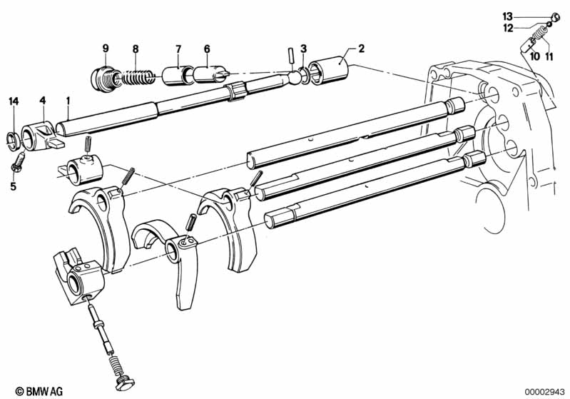 Getrag 235 inner gear shifting parts