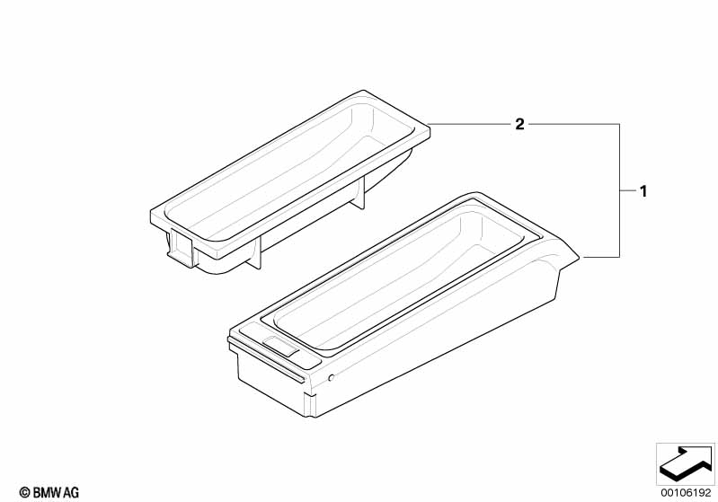 Single parts, SA 644 center console