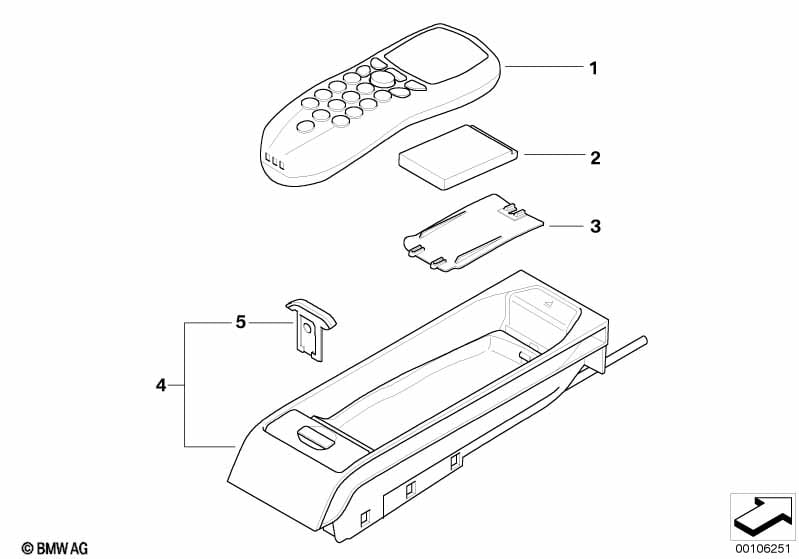 Single parts, SA 638, center console