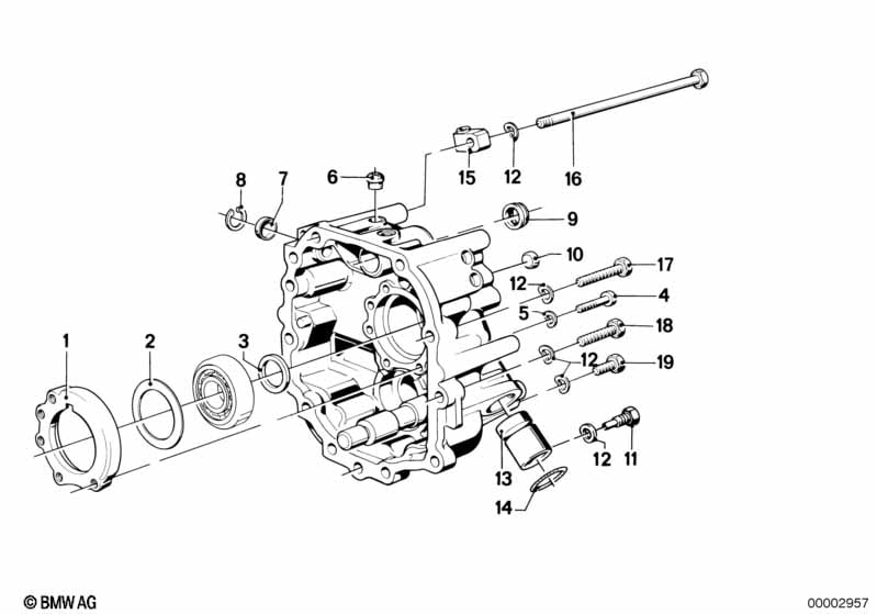 Getrag 265/5 housing+attaching parts