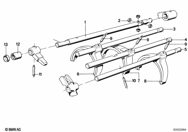 Getrag 265/5 inner gear shifting parts