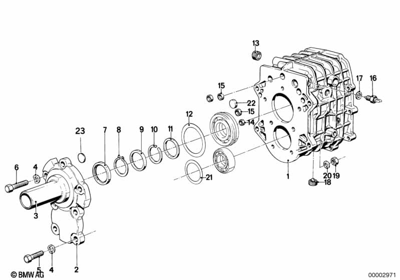 Getrag 265/6 housing+attaching parts