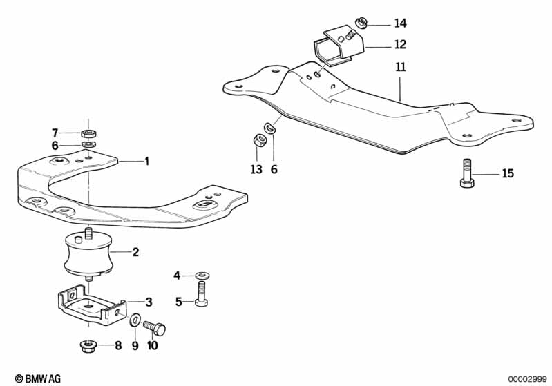 Gearbox suspension/mounting