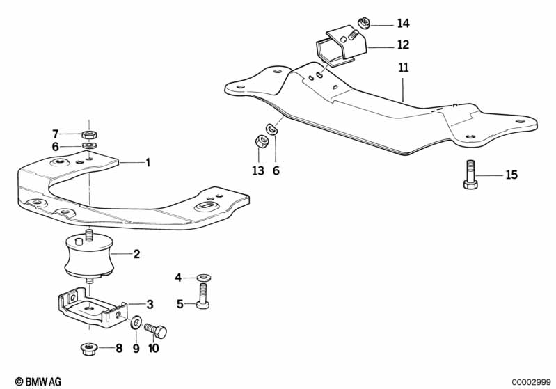 Genuine BMW 24701138434 E34 Holding Plate (Inc. 520i & 525i) | ML Performance UK Car Parts