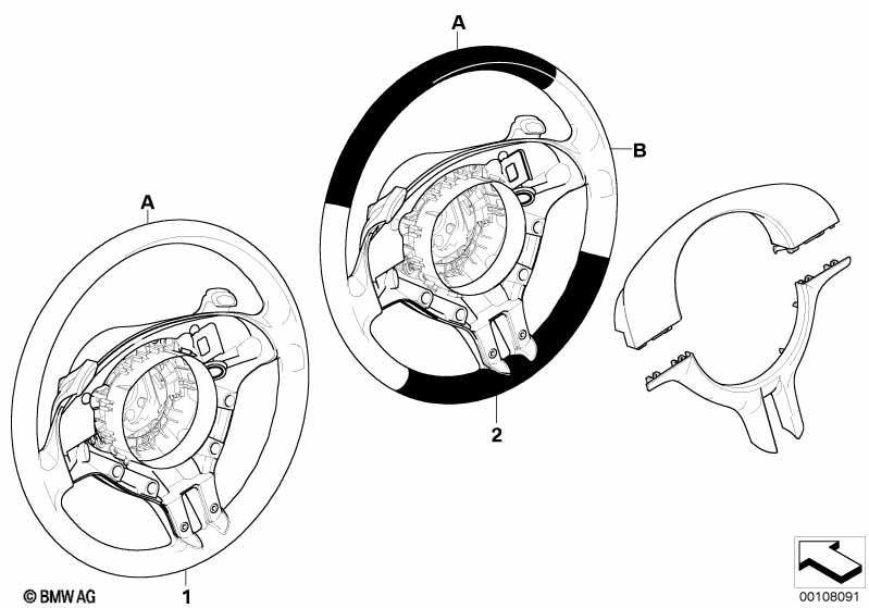 Ind. sportovní volant Airbag SA 206