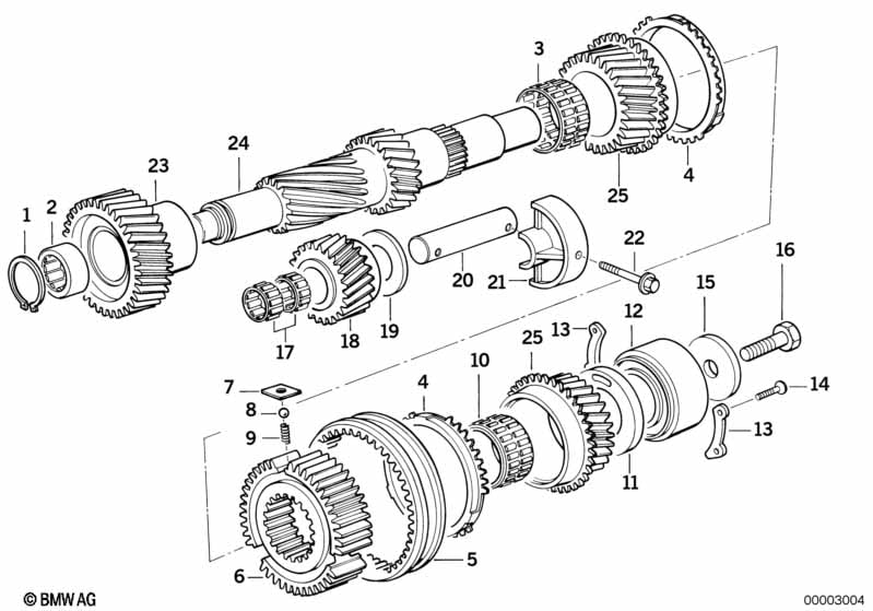 S5D...Z countershaft/reverse gear