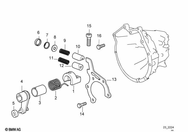 S5D...G inner gear shifting parts