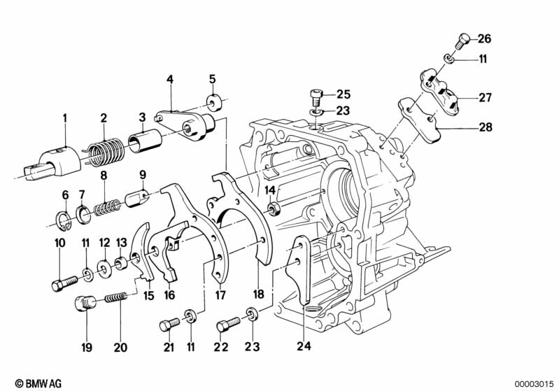 Getrag 260/5/50 inner gear shift parts