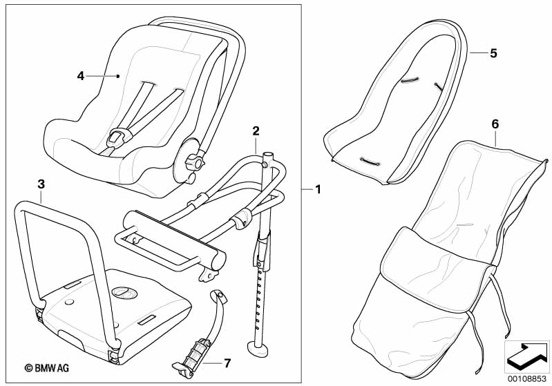MINI Baby Seat 0+ ISOFIX