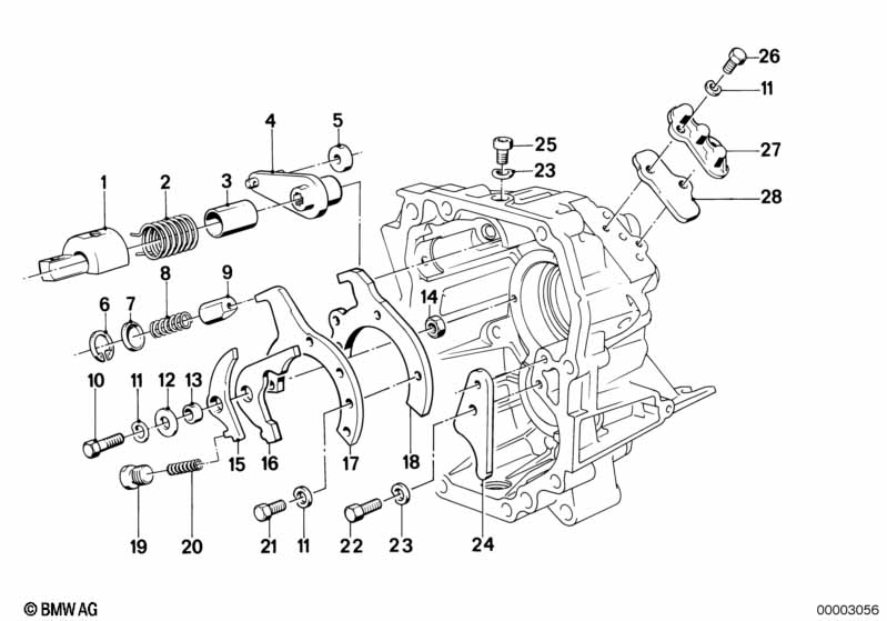 Genuine BMW 23311224123 E34 E32 Roadster Selector Cam (Inc. 324d, 525i & Z1) | ML Performance EU Car Parts