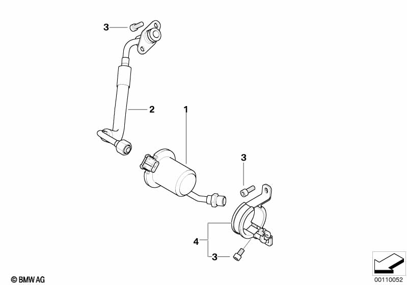 Genuine BMW 13907514318 E46 Fuel Tank Breather Valve (Inc. 325Ci & 325i) | ML Performance UK Car Parts