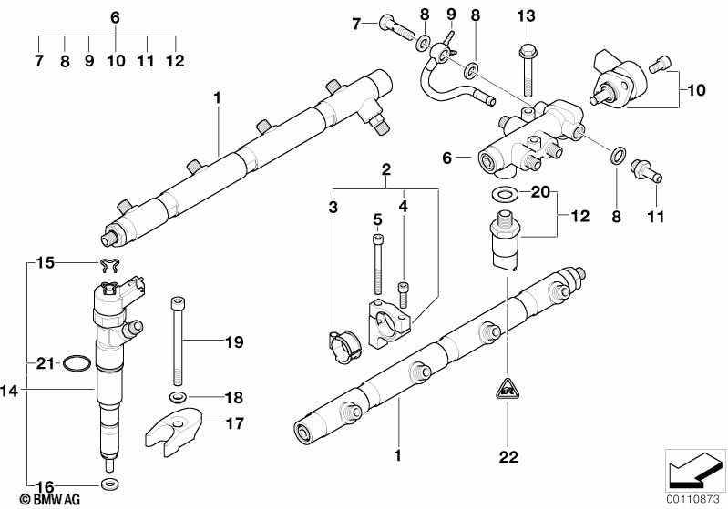 Genuine BMW Mini 07119903008 R56 Fillister-Head Screw M6X65-8.8-ZNS3 (Inc. Cooper, Coop.S BEV & Cooper D ALL4 1.6) | ML Performance EU Car Parts