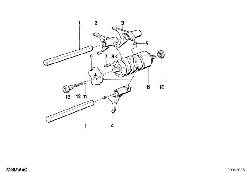 5-speed transmission - gearshift