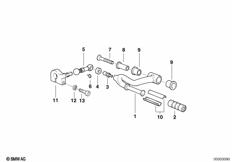 External gearshift parts/Shift lever