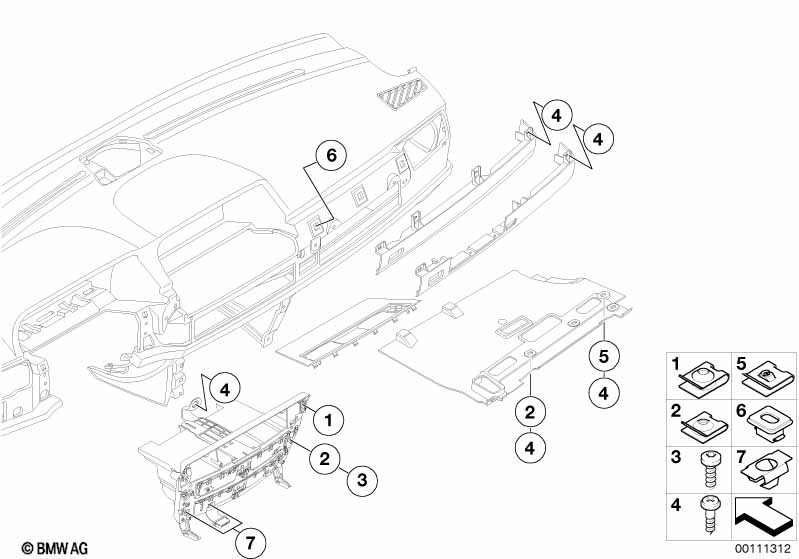 Genuine BMW 07129901646 E65 E83 E67 Body Nut ST4,2-3 (Inc. Z4) | ML Performance UK Car Parts