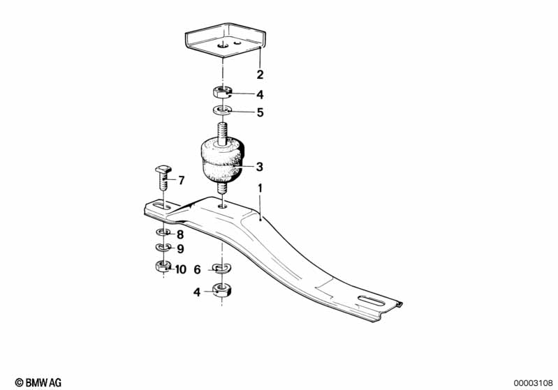 Gearbox suspension/mounting