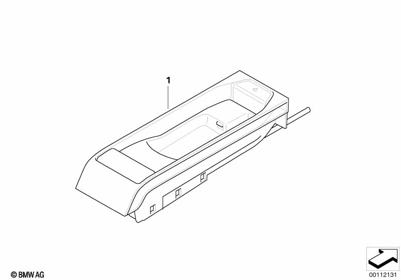 Single parts SA 639, center console