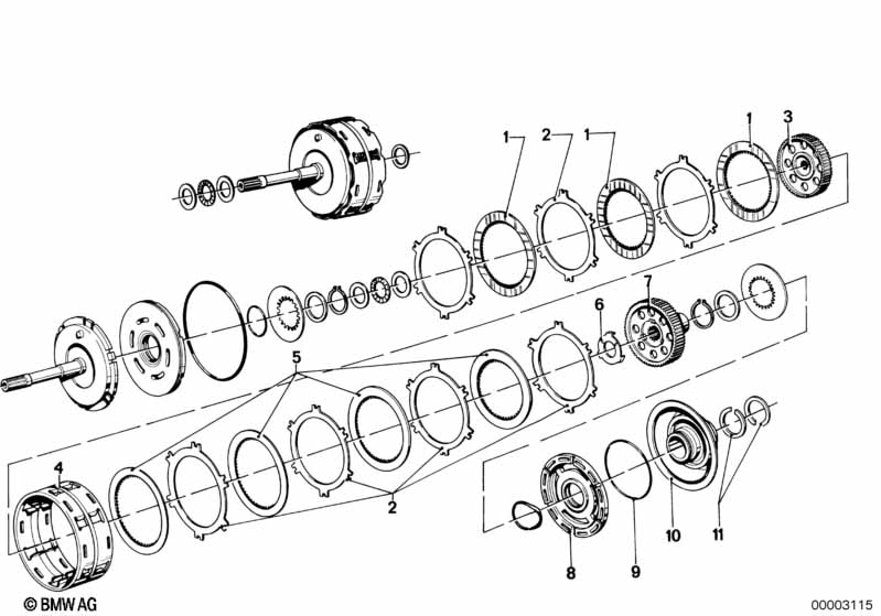 ZF 3HP12 hnací spojka A/B