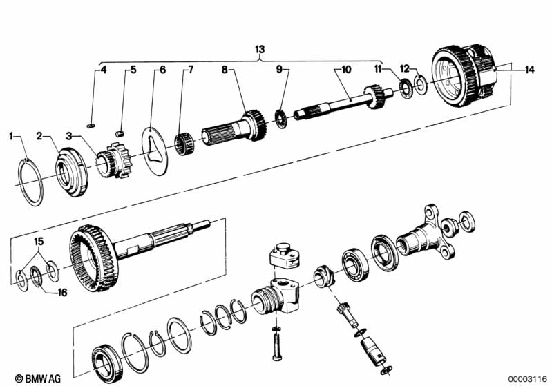 ZF 3HP12 sada planetových kol