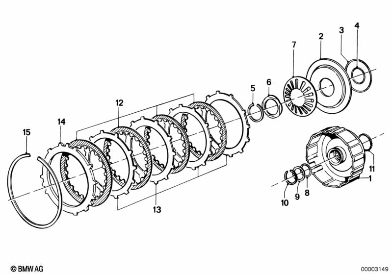 ZF 3hp22 drive clutch B
