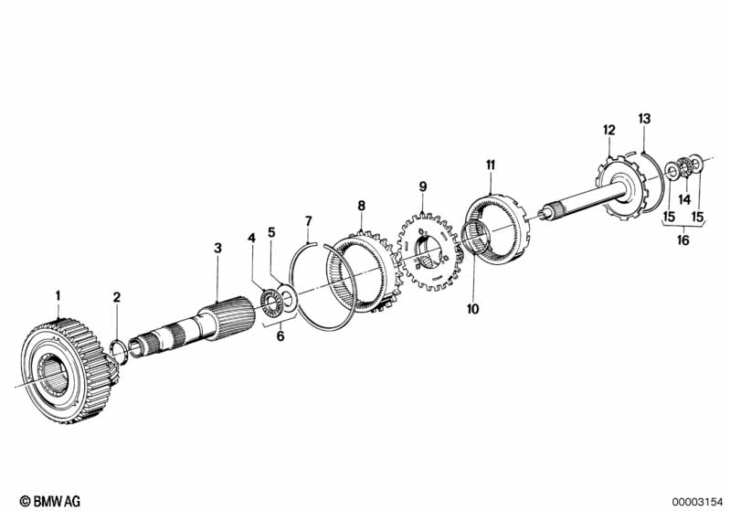 ZF 3HP22 sada planetových kol