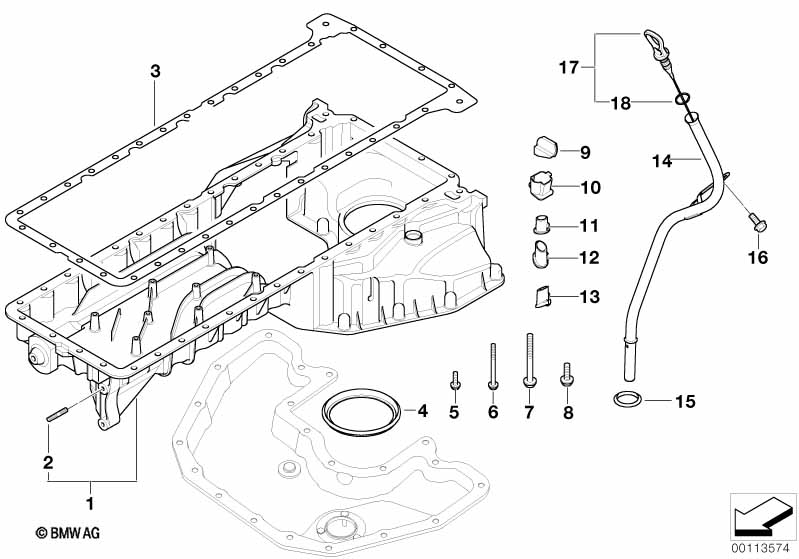 Genuine BMW 11137500006 RR1 Gasket Steel (Inc. 760LiS, 760Li & 760i) | ML Performance UK Car Parts