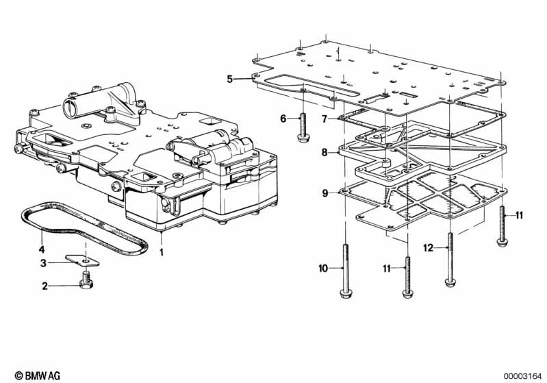 ZF 3HP22 řadicí ústrojí + montážní díly